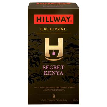 Чай черный Hillway Exclusive Secret Kenya 2г*25шт - купить, цены на Идеал - фото 1