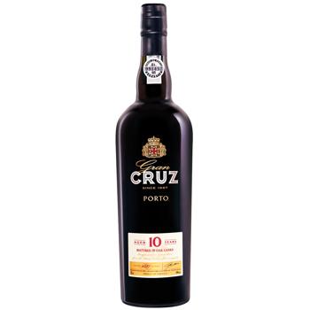 Вино Porto Gran Cruz 10yo красное крепленое 19% 0,75л - купить, цены на - фото 1