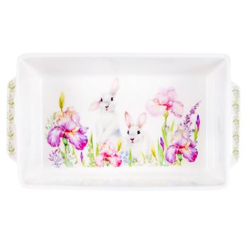 Lefard Rabbit in Irises Dish for Baking 20х12х6cm - buy, prices for - photo 2