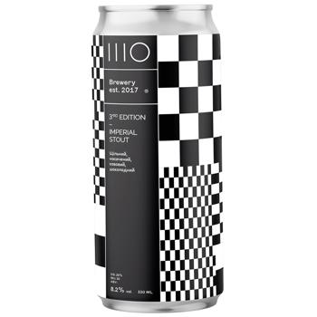 Пиво SHO Brewery 3rd Edition темное нефильтрованное 8,2% 0,33л