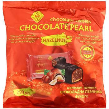 Zhytomyr Lasoshchi Chocolate Pearl Hazelnut Candies 250g