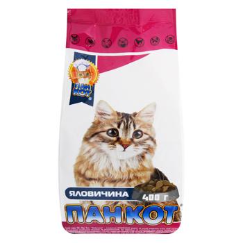 Pan Kot Beef Flavored Cat Dry Food 400g - buy, prices for MegaMarket - photo 2