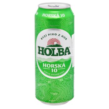 Holba Horska 10 Light Beer 4.2% 0.5l - buy, prices for COSMOS - photo 1
