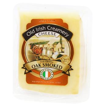 Сир Old Irish Creamery Чеддер ірландський копчений 50% 150г - купити, ціни на NOVUS - фото 1