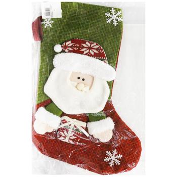 Прикраса д/свята Carnival Шкарпетка Різдвяна  6130-26/4 - купить, цены на МегаМаркет - фото 2