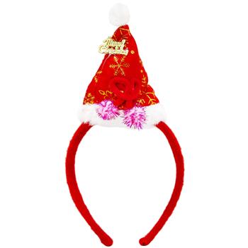 Прикраса д/свята Carnival Обідок Новорічний ковпак МА37 - купить, цены на МегаМаркет - фото 4