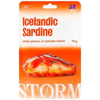 Storm Icelandic Sardine Fillets in Tomato Sauce 111g