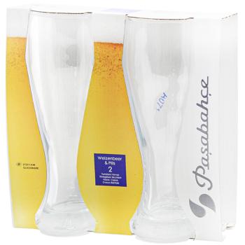 Бокал Pasabahce Weizen для пива 415мл 2шт - купить, цены на Auchan - фото 1