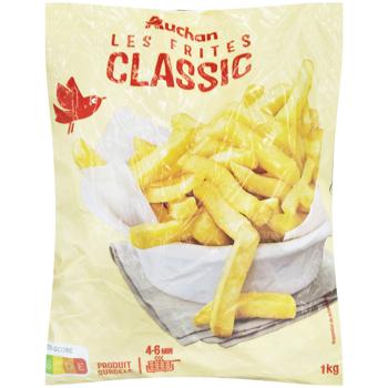 Auchan Classic Frozen French Fries 1kg - buy, prices for Auchan - photo 1