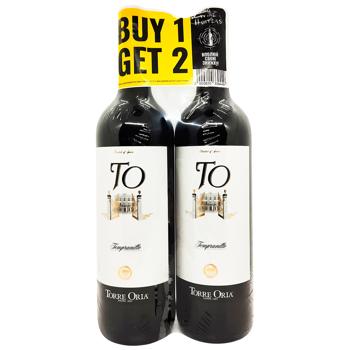 Torre Oria Tempranillo Dry Red Wine 12% 2x0.75l - buy, prices for Supermarket "Kharkiv" - photo 1