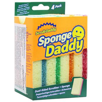 Губки кухонні Scrub Daddy Sponge Daddy 4шт - купити, ціни на WINETIME - фото 3