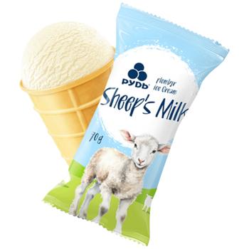 Rudy Sheep's Milk Plombir Ice Cream 70g - buy, prices for Ideal - photo 1