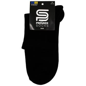 Носки Premier Socks мужские средние с махровой стопой р.25, 27, 29 черный