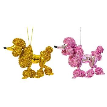 Decoris Poodle Pendant 6x12x10cm in assortment - buy, prices for METRO - photo 1