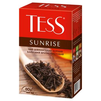 Чай черный Tess Sunrise 80г - купить, цены на КОСМОС - фото 1