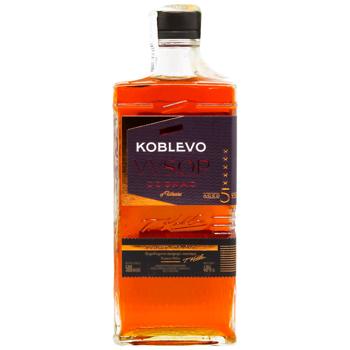 Бренди Koblevo V.V.S.O.P. 5 лет 40% 0,5л - купить, цены на КОСМОС - фото 1