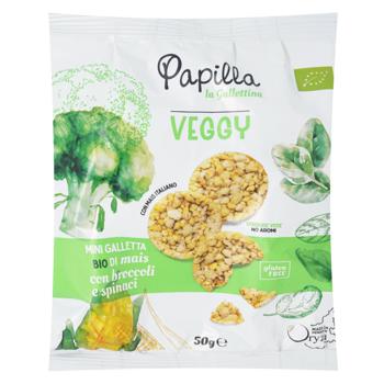 Хлебцы Papilla La Gallettina Veggy органические 50г - купить, цены на WINETIME - фото 1