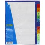 ІНДЕКС-РОЗДІЛЮВАЧ Д/РЕЄСТ.А5 12ПОЗ