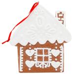 Подвеска декоративная Bona Di Пряничный домик 10х11,5х1см