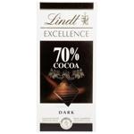 Шоколад чорний Lindt Еxcellence 70% 100г