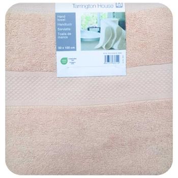 Tarrington House Beige Hand Towel 50x100cm