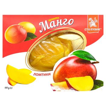 Манго Сто Пудів ломтики 100г - купити, ціни на Чудо Маркет - фото 1