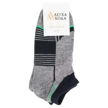 Lehka Khoda Children's Socks s.20-22 Grey Melange