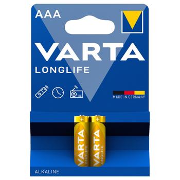 VARTA Longlife AAА BLI 2 Alkaline Battery - buy, prices for COSMOS - photo 1