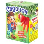 Сік Садочок Яблучно-полуничний 200мл