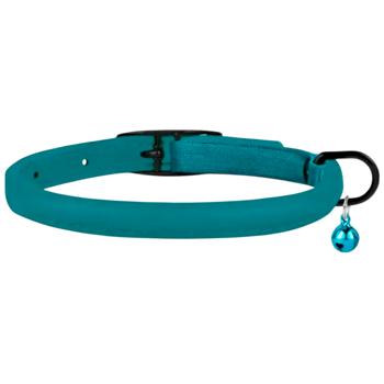 Barksi BronzeDog Premium шкіряний нашийник для котів XXS - блакитний - купить, цены на MasterZoo - фото 2