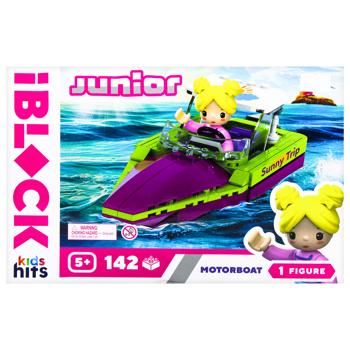 Конструктор Iblock Junior Kids Hits Моторная лодка 142 детали - купить, цены на КОСМОС - фото 3