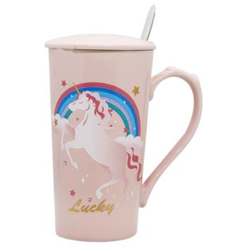 Чашка керамічна Єдиноріг 450мл - купити, ціни на МегаМаркет - фото 2