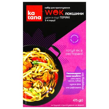 Katana Set for Cooking WOK Noodles Wheat Udon in Teriyaki Sauce 475g - buy, prices for COSMOS - photo 3