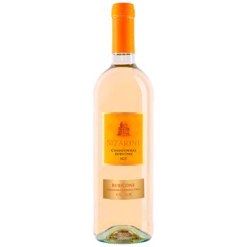 Вино Sizarini Chardonnay біле сухе 12% 0,75л