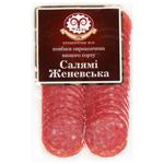 Ковбаса Фарро Салямі Женевська нарізана сирокопчена вищий сорт 80г