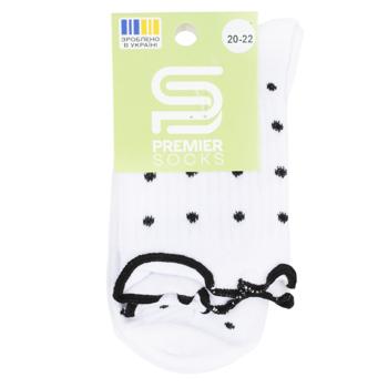 Premier Socks High Ruffled Children's Socks s.16-22 White - buy, prices for - photo 4
