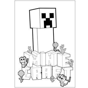 Раскраска Yes Minecraft А4 12 страниц - купить, цены на Идеал - фото 3