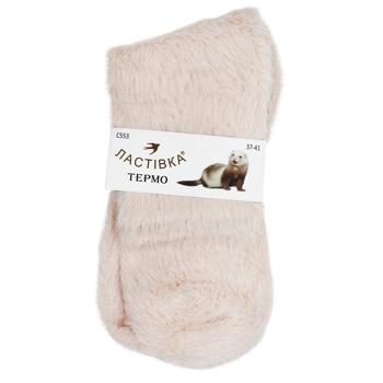 Носки женские Ластівка цветные термо р.37-41 - купить, цены на NOVUS - фото 4