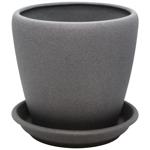 Горшок керамический Грация крошка металлик 2,5л №2