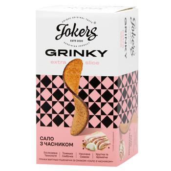 Jokers Extra Slice Lard with Garlic Croutons 90g - buy, prices for NOVUS - photo 1