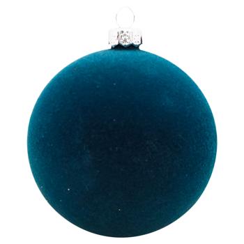 Ball Velvet Christmas Tree 6cm - buy, prices for ULTRAMARKET - photo 1