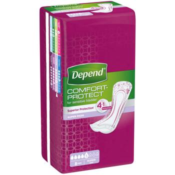 Depend Comfort-Protect Urological Pads 4in1 8pcs - buy, prices for - photo 2