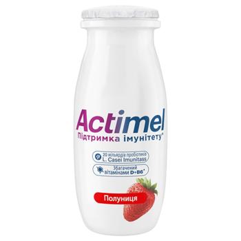 Продукт кисломолочный Actimel Клубника 1,4% 100г - купить, цены на КОСМОС - фото 1