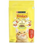 Friskies Dry Feed with Beef, Chicken and Vegetables for Cats 10kg