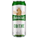 Пиво Львовское светлое 4,5% 0,5л