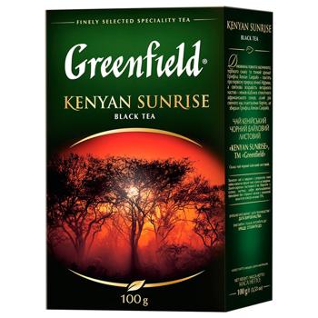 Greenfield Kenyan Sunrise Black Tea 100g - buy, prices for MegaMarket - photo 1