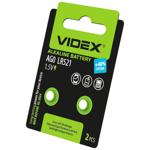 Videx Alkaline Battery AG0 LR521 2pc