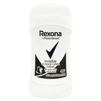 Антиперспірант твердий Rexona Невидимий на чорному та білому 40мл