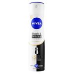 Антиперспірант аерозольний Nivea Black&White Invisible Silky Smooth 150мл