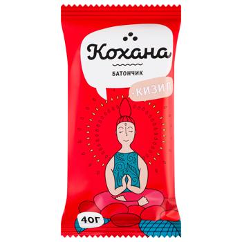 Батончик Кохана натуральный Кизил 40г - купить, цены на Эпицентр FOOD - фото 1